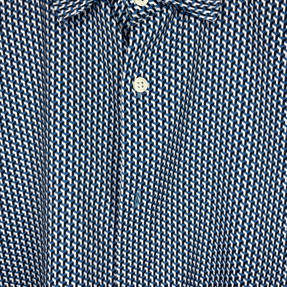 Perry Ellis Short Sleeve Men Shirt Size L - Picture 2 of 7